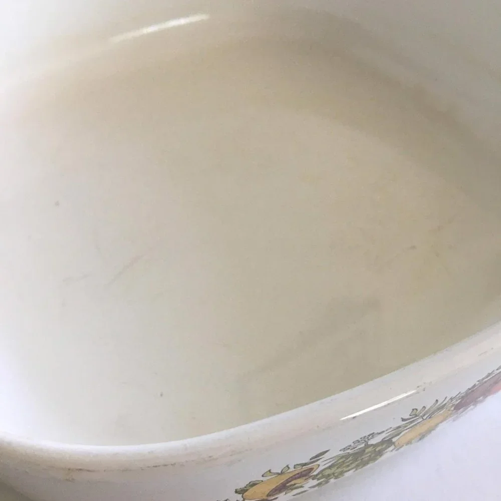 Vintage Corning Ware Spice of Life Baking Dish A-8-B with Lid - 1970s